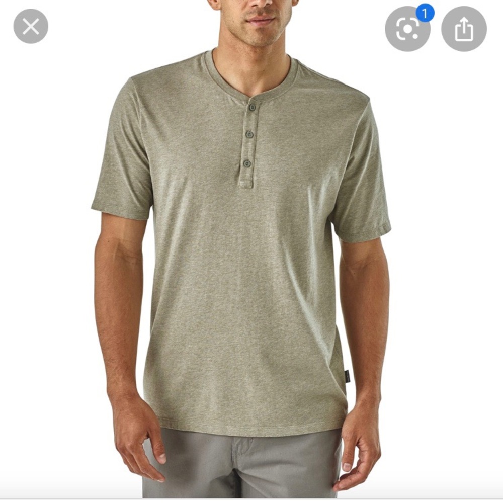 Organic Cotton Short Sleeve Henley